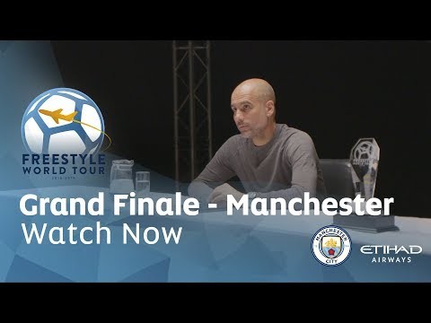 PEP GUARDIOLA JUDGES FREESTYLE BATTLE | Freestyle World Tour | Grand Finale