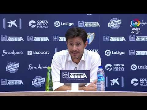 Rueda de prensa de Víctor Sánchez tras el Málaga CF vs RC Deportivo (0-1)