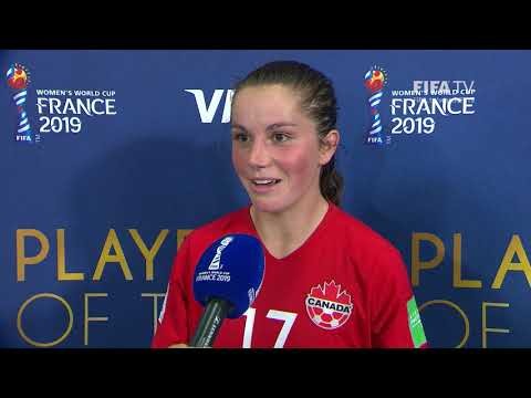 Jessie Fleming – Player of the Match – Canada v New Zealand