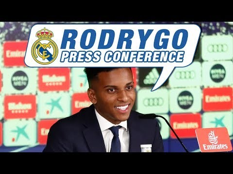 LIVE | Rodrygo's first Real Madrid press conference!