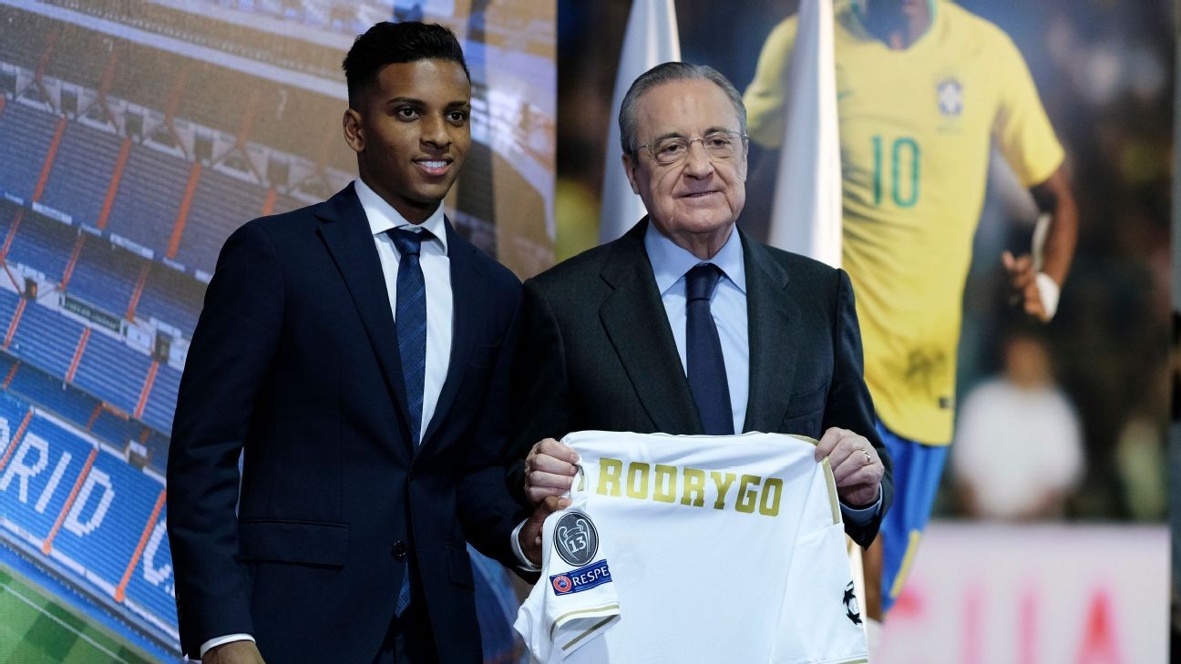 Real Madrid's Rodrygo: I play like Neymar, Robinho