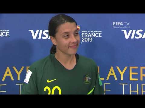 Sam Kerr – Player of the Match – Jamaica v Australia