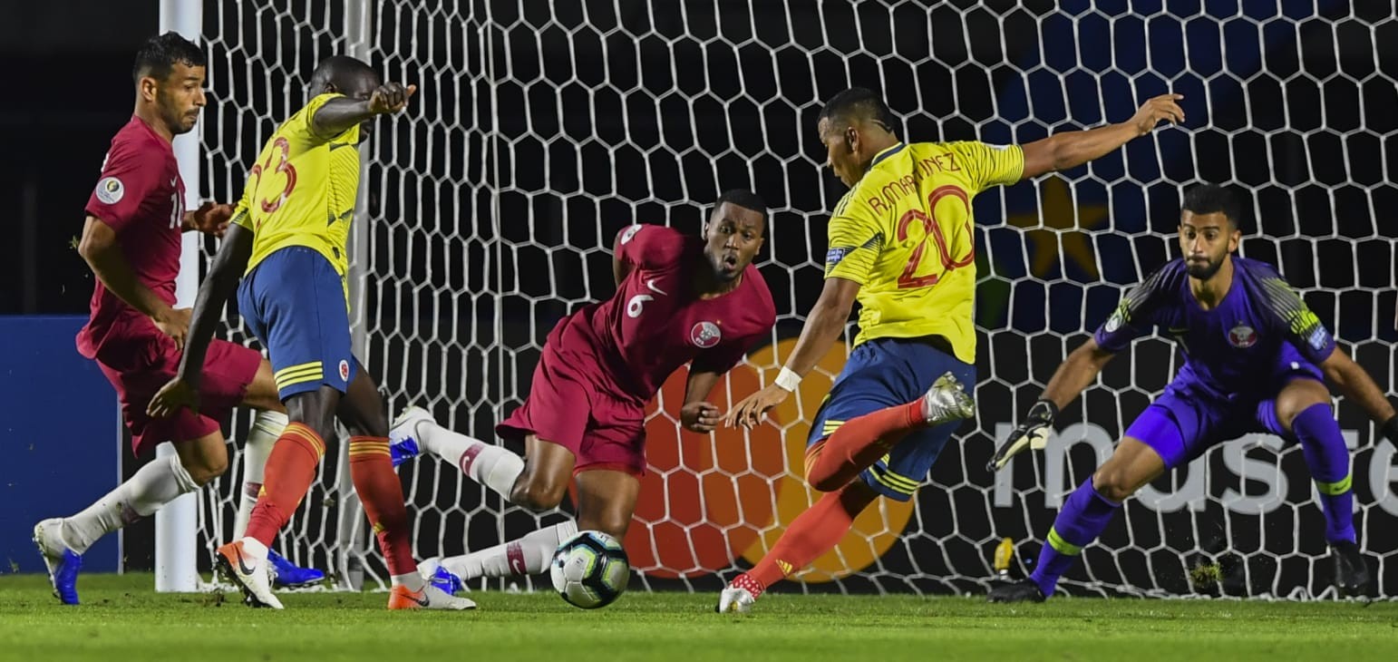 Group B: Colombia 1-0 Qatar