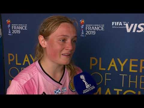 Erin Cuthbert – Player of the Match – Scotland v Argentina