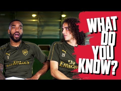Alexandre Lacazette v Matteo Guendouzi | What Do You Know?
