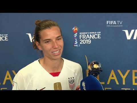 Tobin Heath – Player of the Match – Sweden v USA