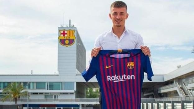 Barcelona reserves put £89.2m release clause on new signing Mike van Beijnen