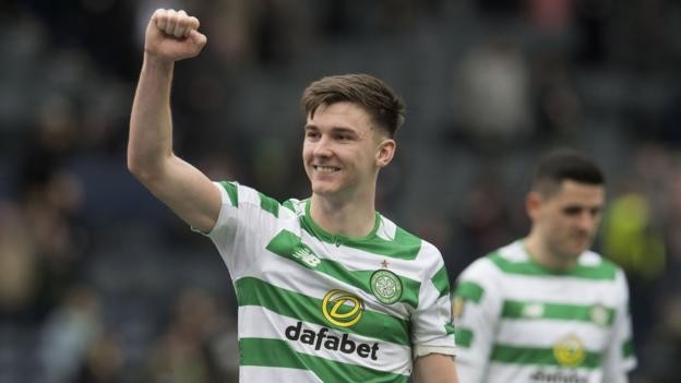 Kieran Tierney: Arsenal 'optimistic' over Celtic defender deal