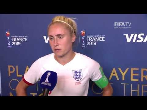 Steph Houghton – Player of the Match – England v Cameroon
