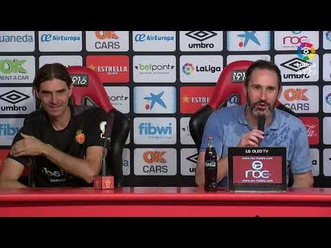 Rueda de prensa de Vicente Moreno tras el RCD Mallorca vs RC Deportivo (3-0)