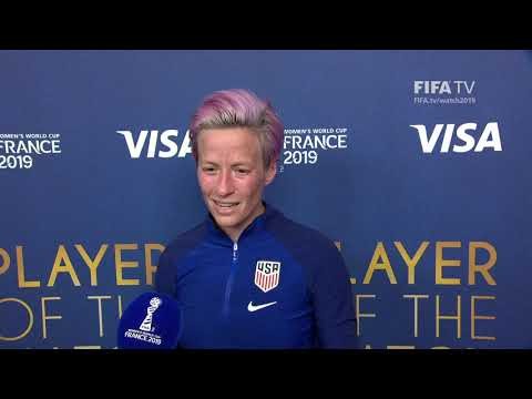 Megan Rapinoe – Player of the Match – Spain v USA