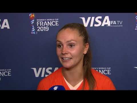 Lieke Martens – Player of the Match – Netherlands v Japan