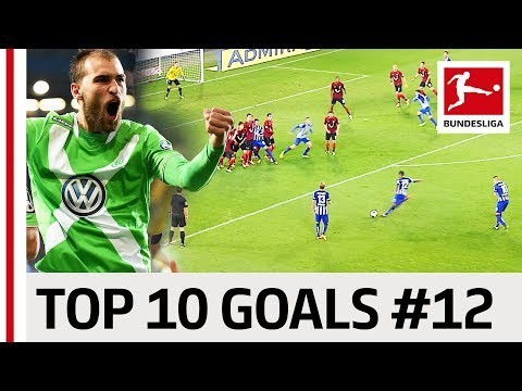 Top 10 Goals - Players with Jersey Number 12