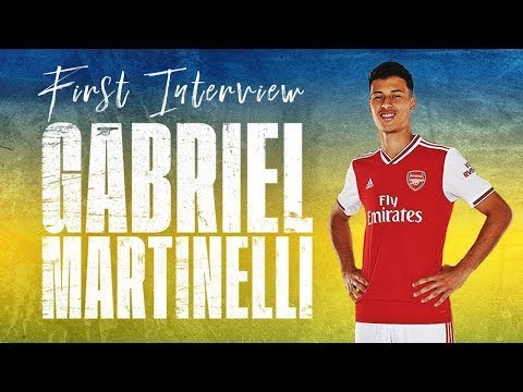 ?? Gabriel Martinelli's first Arsenal interview