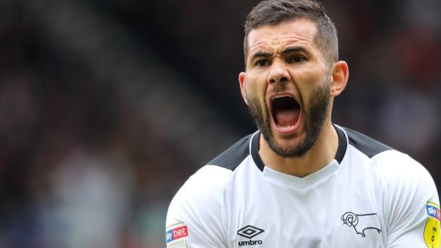 Bradley Johnson: Blackburn Rovers sign Derby County midfielder on free transfer