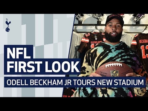 FIRST LOOK | NFL FACILITIES AT SPURS NEW STADIUM | ODELL BECKHAM JR. TOURS TOTTENHAM HOTSPUR STADIUM