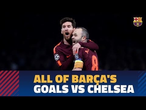 Every single Barça goal against Chelsea