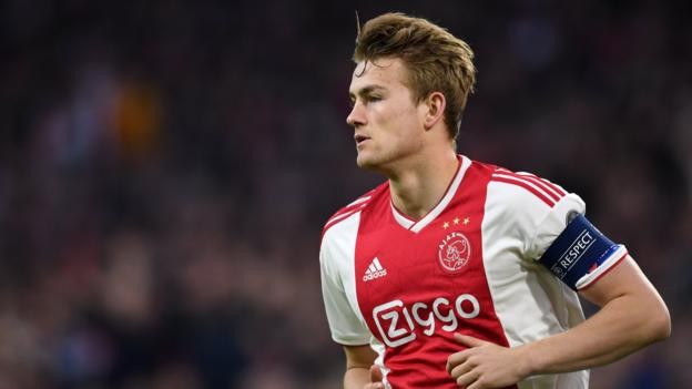 Matthijs de Ligt: Ajax captain 'awaiting possible transfer' - Juventus favourites