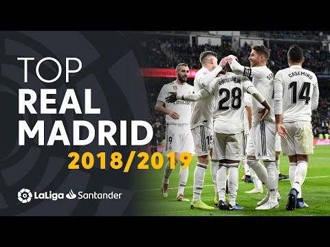 TOP Goles Real Madrid LaLiga Santander 2018/2019
