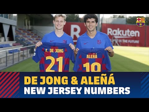 Frenkie De Jong to wear number 21;  Carles Aleñá changes to 19