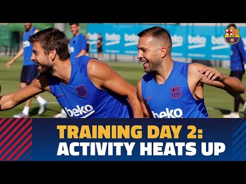 Work continues in second day of training