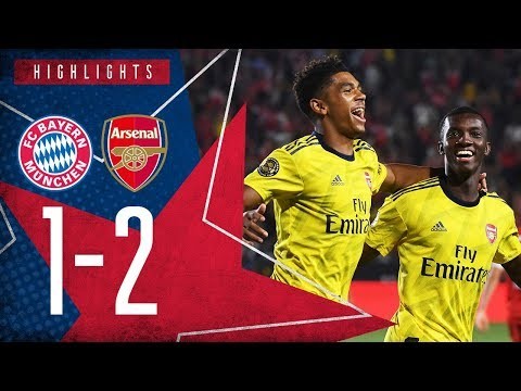 NKETIAH WITH THE WINNER! | Bayern Munich 1 - 2 Arsenal | ICC 2019 extended highlights