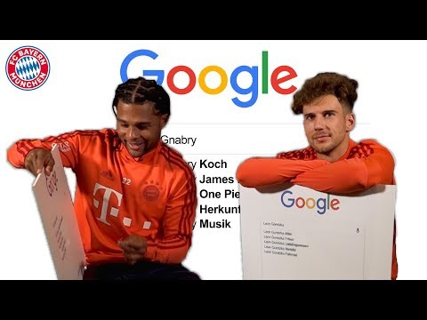 Why does Gnabry love One Piece? Google Autocomplete Challenge w/ Goretzka & Gnabry feat. Bellerín