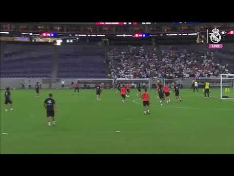 Training at the NRG Stadium in Houston