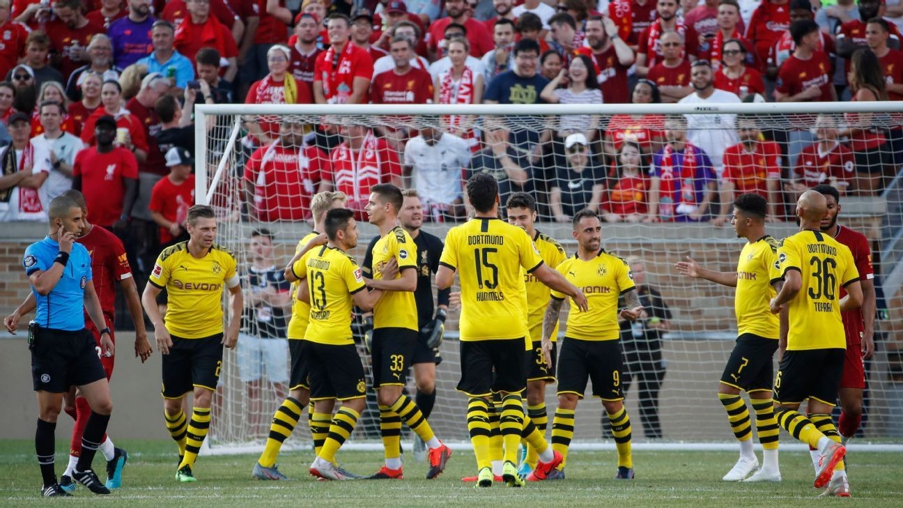 Dortmund down Liverpool at Notre Dame Stadium