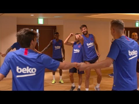 FIRST TEAM'S FUN GYM SESSION IN TOKYO