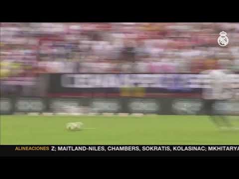 Real Madrid warm up before Arsenal match!