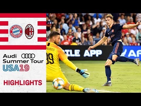 Goretzka converts Kimmich's brilliant pass | FC Bayern vs AC Milan 1-0 | Highlights - ICC 2019