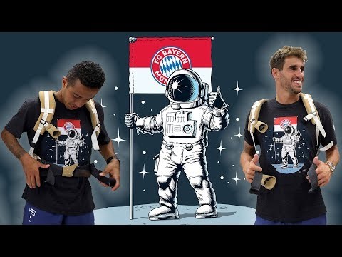 Ready for take-off: Thiago, Javi Martinez & Co. at the NASA in Houston