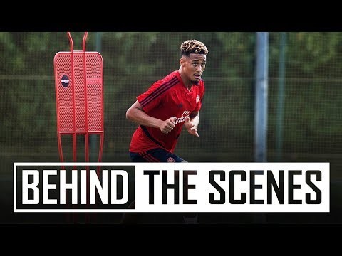 William Saliba | Behind the scenes at Arsenal training centre