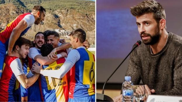 FC Andorra: Gerard Pique's team pay £411,000 for promotion to Spanish third tier