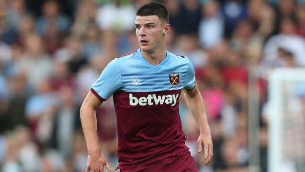 West Ham United: Missing out on Europe would be a failure, says Declan Rice