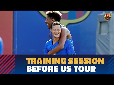 Last training session before the trip to Miami