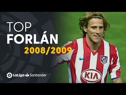 TOP Goles Diego Forlán LaLiga Santander 2008/2009
