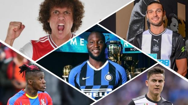 Transfer deadline day: Romelu Lukaku, David Luiz, Paulo Dybala, Wilfried Zaha, Andy Carroll