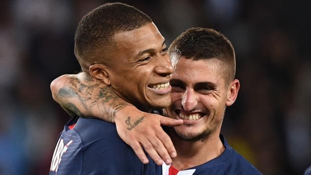 Paris Saint Germain 3-0 Nimes: Kylian Mbappe stars in win