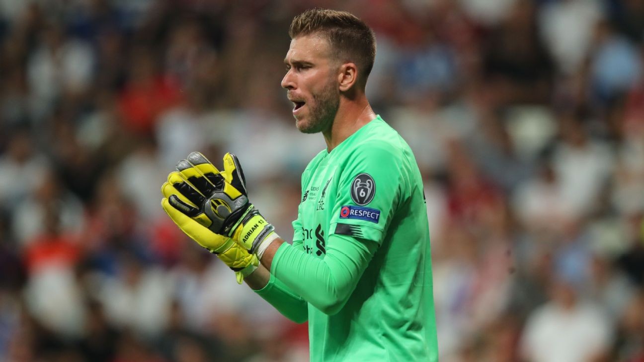 Liverpool keeper crisis continues; Adrian a doubt