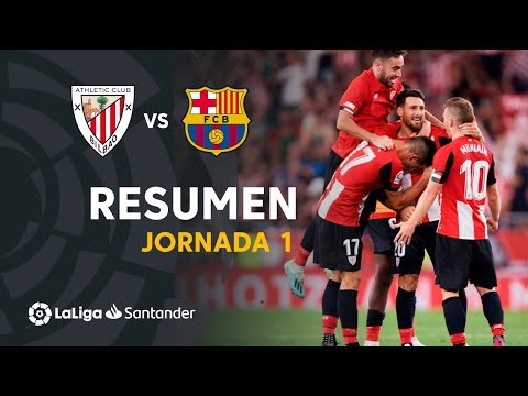 Resumen de Athletic Club vs FC Barcelona (1-0)