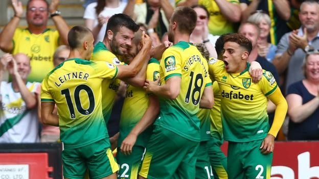 Norwich City 3-1 Newcastle United: Pukki scores hat-trick to seal win