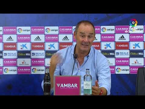 Rueda de prensa de  Víctor Fernández tras el Real Zaragoza vs CD Tenerife (2-0)