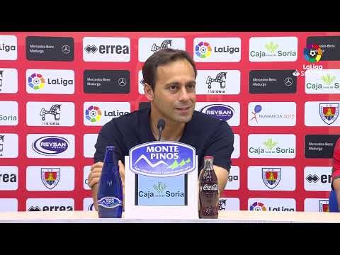 Rueda de prensa de Fran Fernández tras el CD Numancia vs AD Alcorcón (0-1)