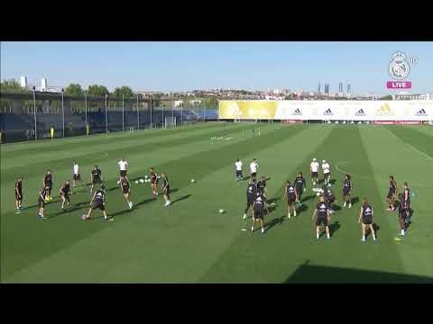 Real Madrid training session ahead of facing Real Valladolid