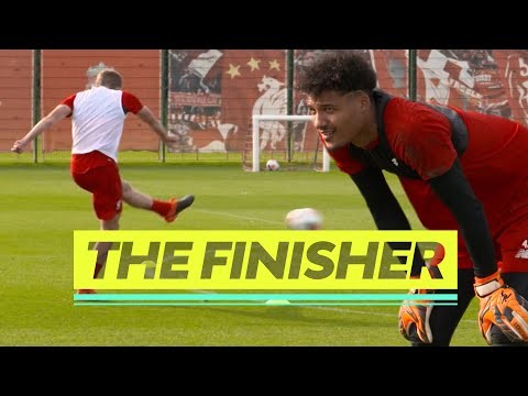 The Finisher | Liverpool's NEW four-way shooting challenge | Brilliant drill from the Academy