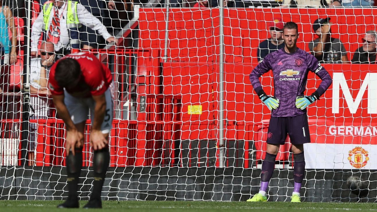 De Gea slips up with 5/10 as Man United lose to Crystal Palace