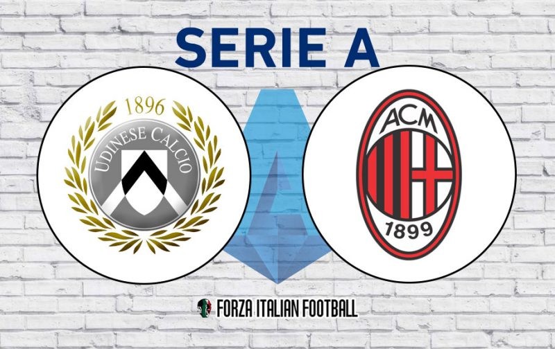 Serie A LIVE: Udinese v AC Milan