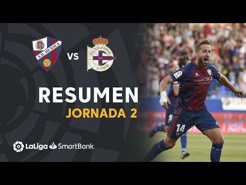 Resumen de SD Huesca vs RC Deportivo (3-1)